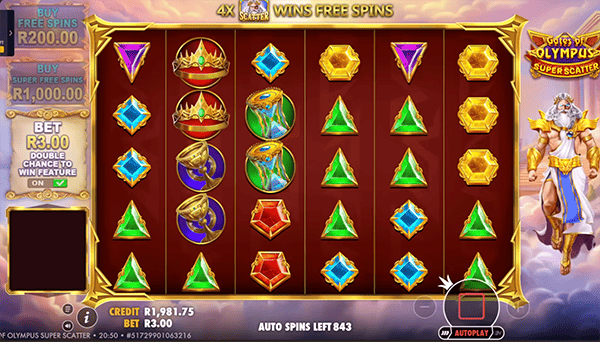 Gates of Olympus Slot Visão Geral